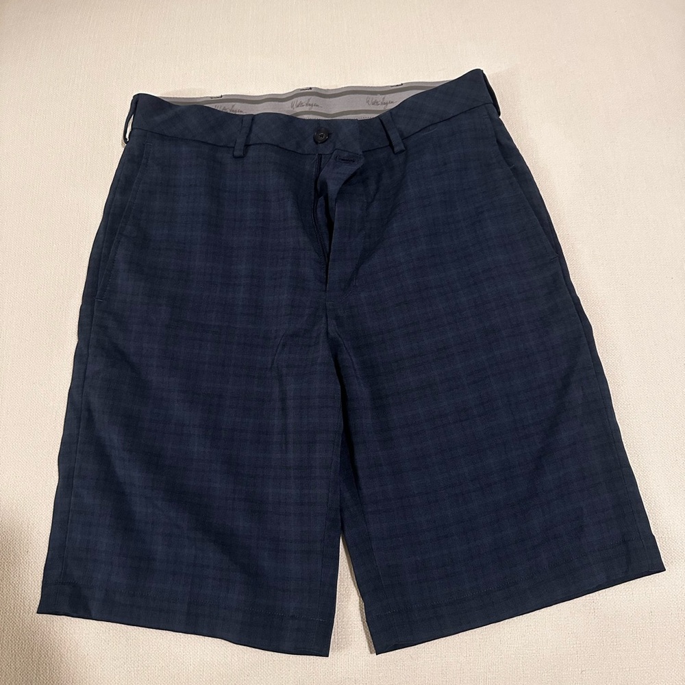 Walter Hagen Dark Plaid Men's Shorts